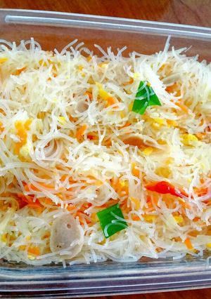 Foto resep Bihun wortel bakso