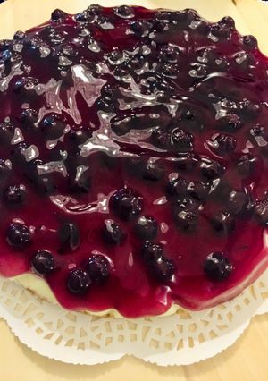 صورة لوصفة تشيز كيك 🥧🍇
