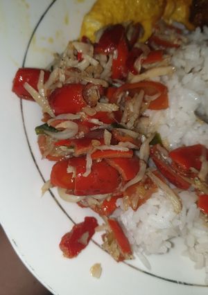 Foto resep Kulit Melinjo Ikan Teri