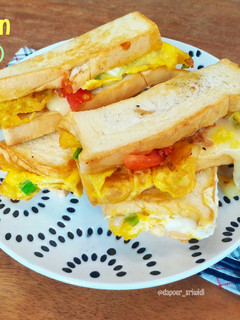 Foto resep Roti John (Roti Tawar)