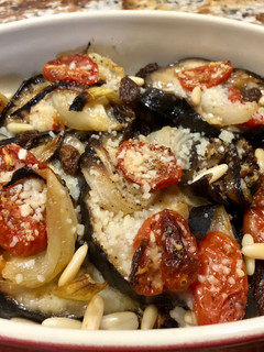 Una foto de Berenjenas al horno Jamie Oliver