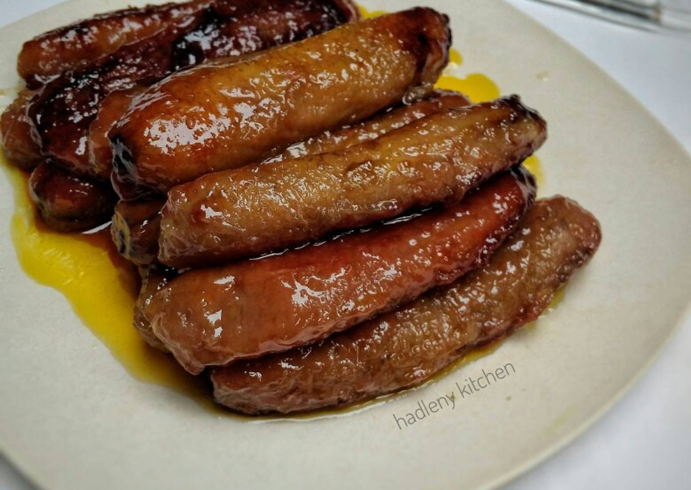 Resep Pisang Karamel untuk isi Bolen & Roti, Lezat