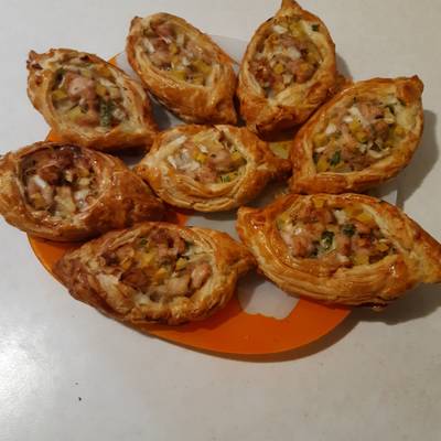 Лодочки Из Слоеного Теста Фото