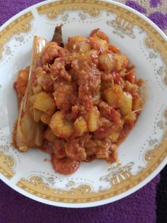 Foto resep Sambal goreng kentang + udang