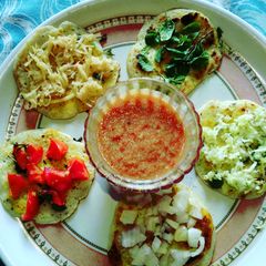 A picture of Semolina chilla.