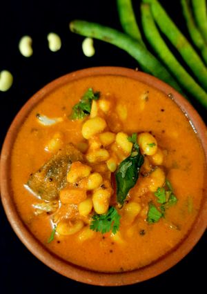 A picture of Fresh Black Eyed Peas (Cowpea) Curry.