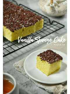 Foto resep Vanilla Sponge Cake