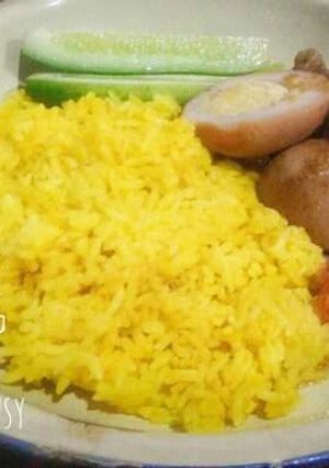 Foto resep Nasi kuning praktis, enak, wangi, pakai magic com (rice cooker)