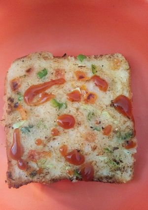 A picture of Bread pizza.