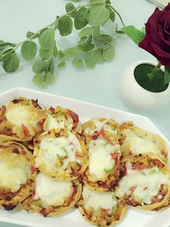 صورة لوصفة ميني بيتزا🍕