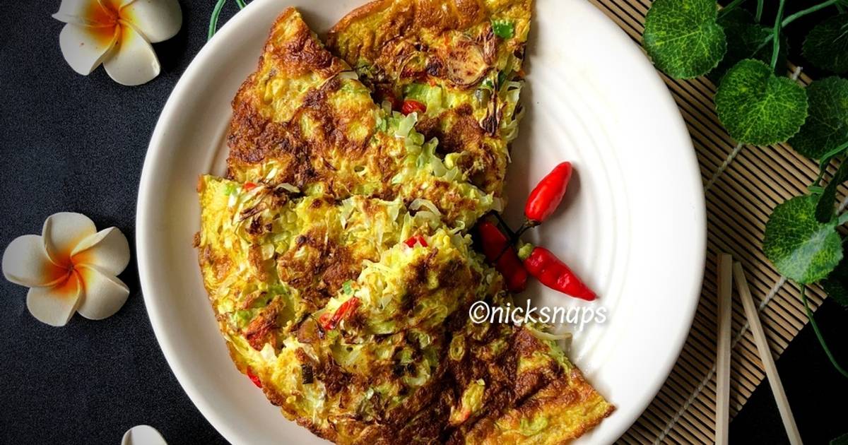 Resep Cabbage Omelette (Omelet Kubis) oleh Enik Sulistyawati Cookpad