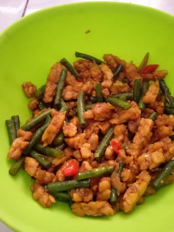 Langkah Gampang Menyiapkan Resep Tumis Tempe dan kacang panjang yang Uenak Anti Ribet, Lezat Sekali
