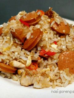 Foto resep Nasi goreng sosis