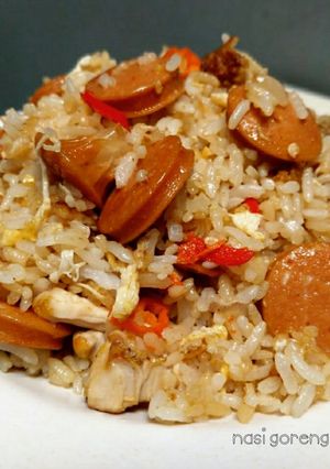 Foto resep Nasi goreng sosis