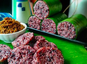 Gambar Lemang Pulut Hitam "Homemade"(Cawan Kertas)