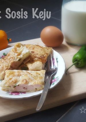 Foto resep Martabak Isi Sosis Keju