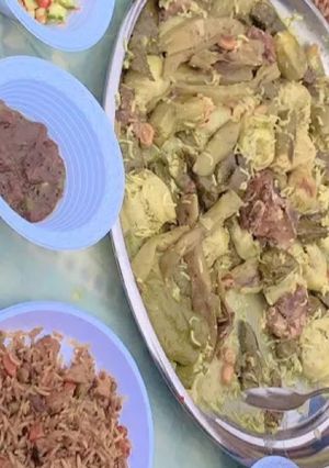 صورة لوصفة دولمة مع رز برياني