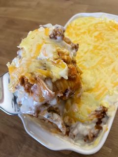 Una foto de Moussaka: Lasaña de berenjena muy fácil - Receta de batch cooking