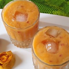 A picture of Mango Plum Mocktail.