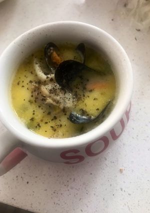 รูปของ Seafood chowder