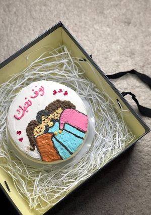عکسی از دستور کیک خامه ای دوستانه