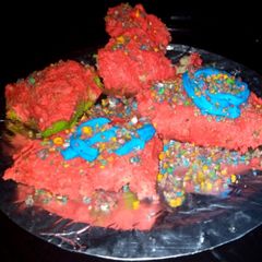 A picture of Homemade cake sprinkles.