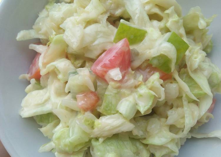 Cara masak Salad Lettuce GPL  yang Bisa Manjain Lidah