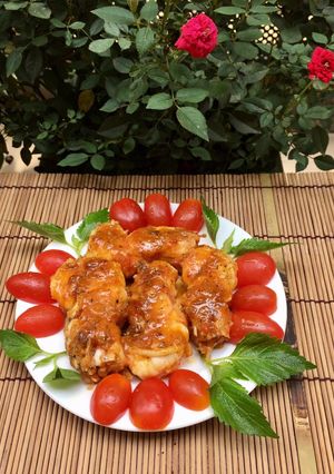 Hình của món Tôm kho Tàu.
