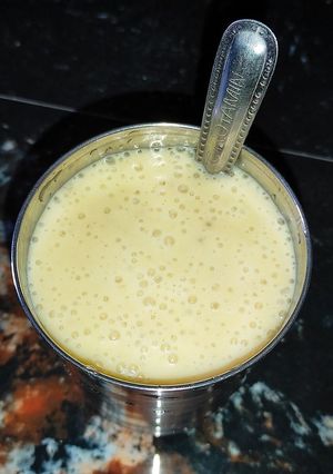A picture of Mango shake.