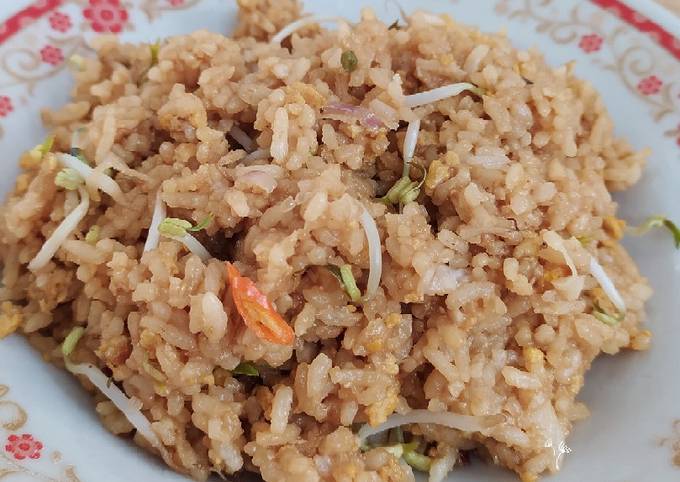 Cara Memasak Resep Nasi goreng bumbu iris