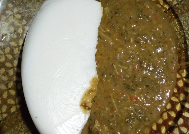 How to Prepare Ultimate Tuwon masara da miyar alayyahu Cooking Basics for Newbies