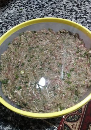 صورة لوصفة الكفته وتفريزها