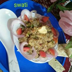 A picture of Multi grain mix veg daliya.