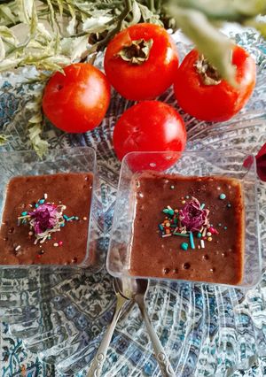 عکسی از دستور دسر خرمالو
