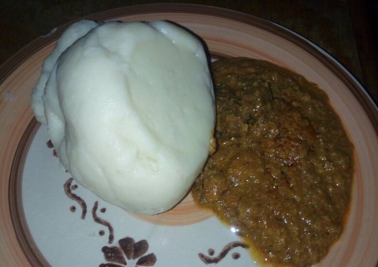 Quick Tips Pounded yam with beans soup