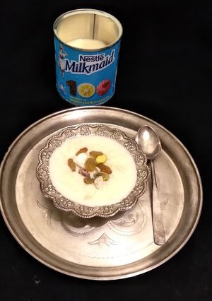 A picture of Milkmaid payesh.