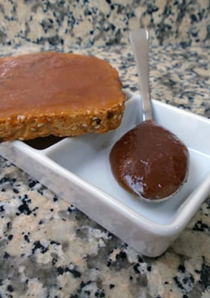 Una foto de Mermelada de pera y chocolate