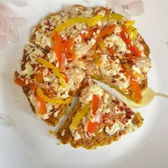 Quinoa Flour Pizza 🍕 A picture of Quinoa Flour Pizza 🍕.