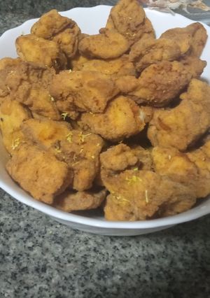 Una foto de Pollo frito con lima