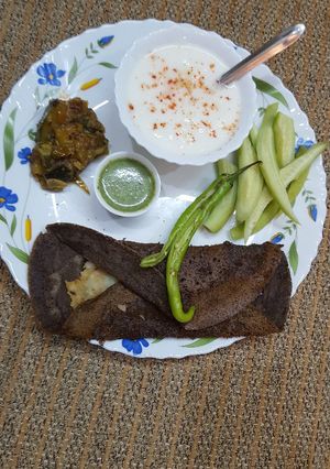 A picture of Kuttu Dosa.