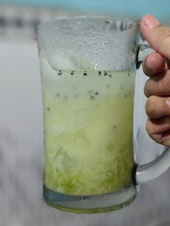 Cara Gampang Membuat Es serut melon Enak Terbaru