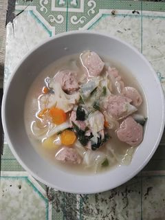 Foto resep Sayur sop bakso ayam
