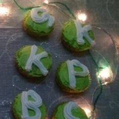 A picture of Independence cup cake.