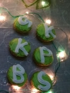 A picture of Independence cup cake.