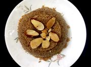 A picture of milk curd halwa