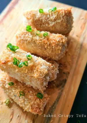A picture of Baked Crispy Tofu.