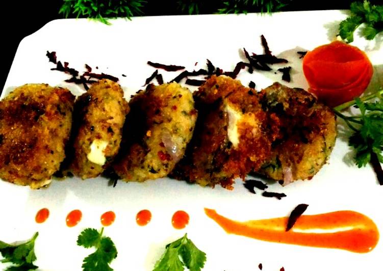 Recipe of Speedy Leftover Rice Cheese kebab