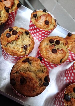 Foto resep Muffin choco banana