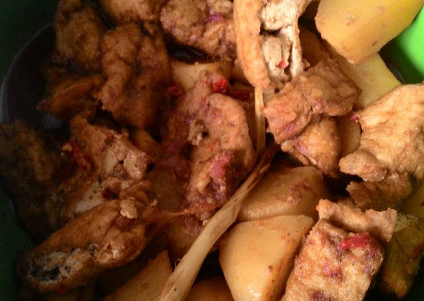 Bagaimana Menyiapkan Kentang dan tahu bumbu rendang Anti Gagal