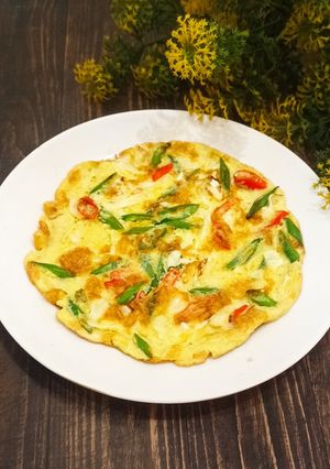 Foto resep Dadar Kol Bunga Bawang Pedas